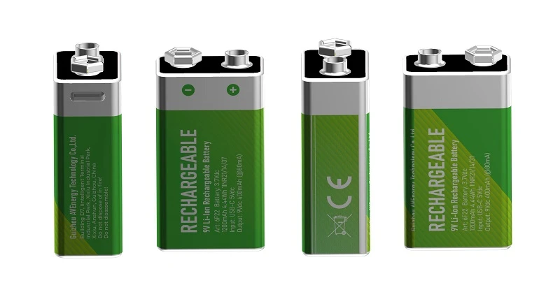 9 volt battery rechargeable